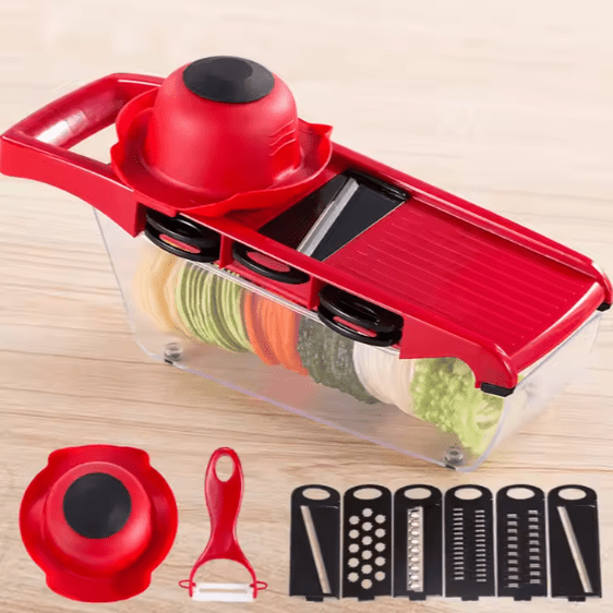 10-in-1 Adjustable Mandolin Slicer for Fruits | Multifunction Kitchen Tool