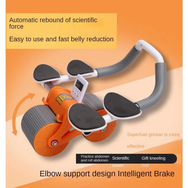 Auto Rebound Ab Exercise Wheel for Core | Mahal Mart