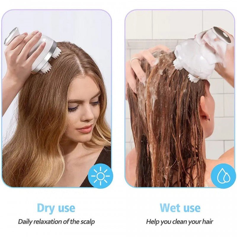 Electric Scalp Massager for Hair Growth & Stress Relief