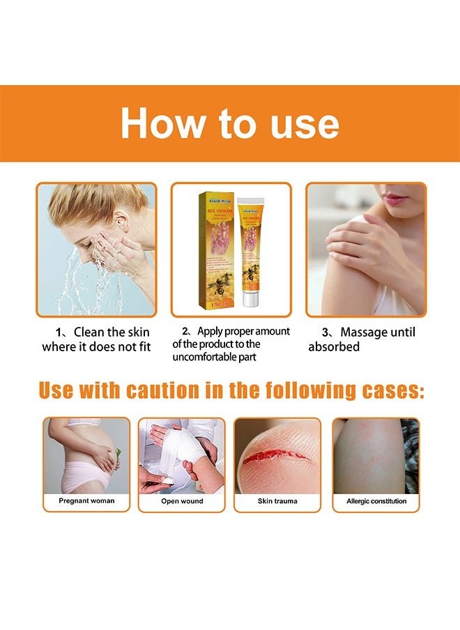South Moon Bee Venom Psoriasis Cream for Itch & Flare-Up Relief | Natural Skin Soothing