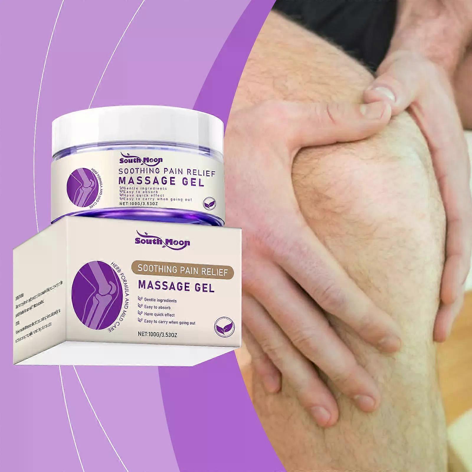 South Moon Natural Pain Relief Massage Gel for Back, Neck & Joint Pai